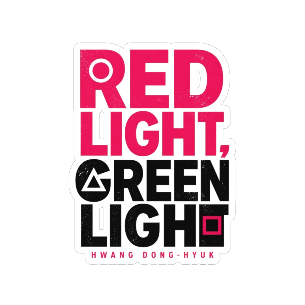 Squid Game "Red Light, Green Light" Sticker