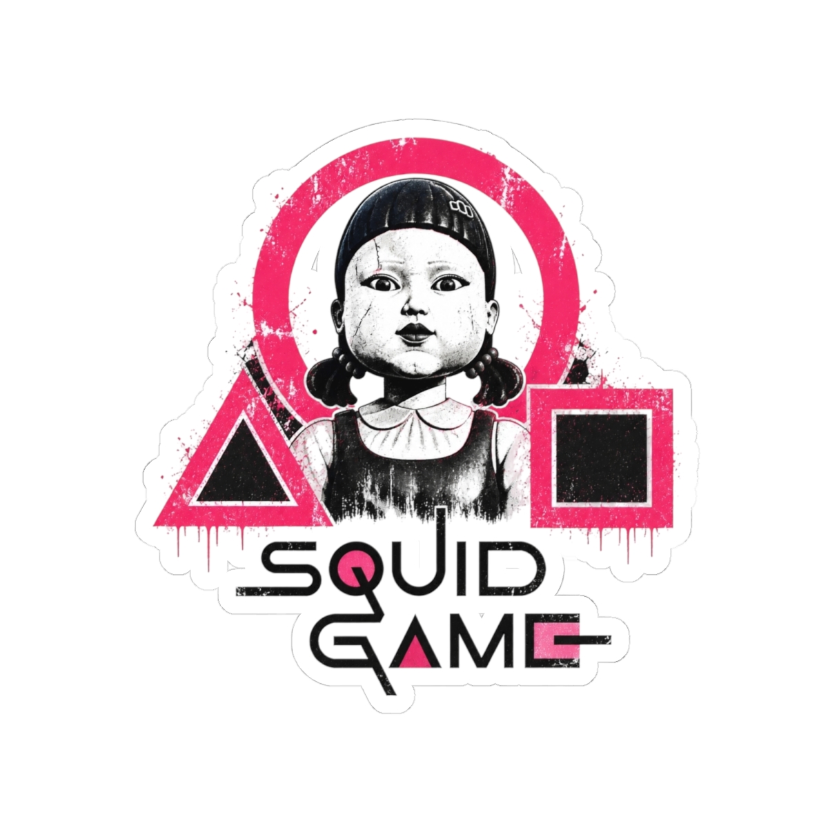 Squid Game "Squid Game" Sticker - Official Stickers merchandise