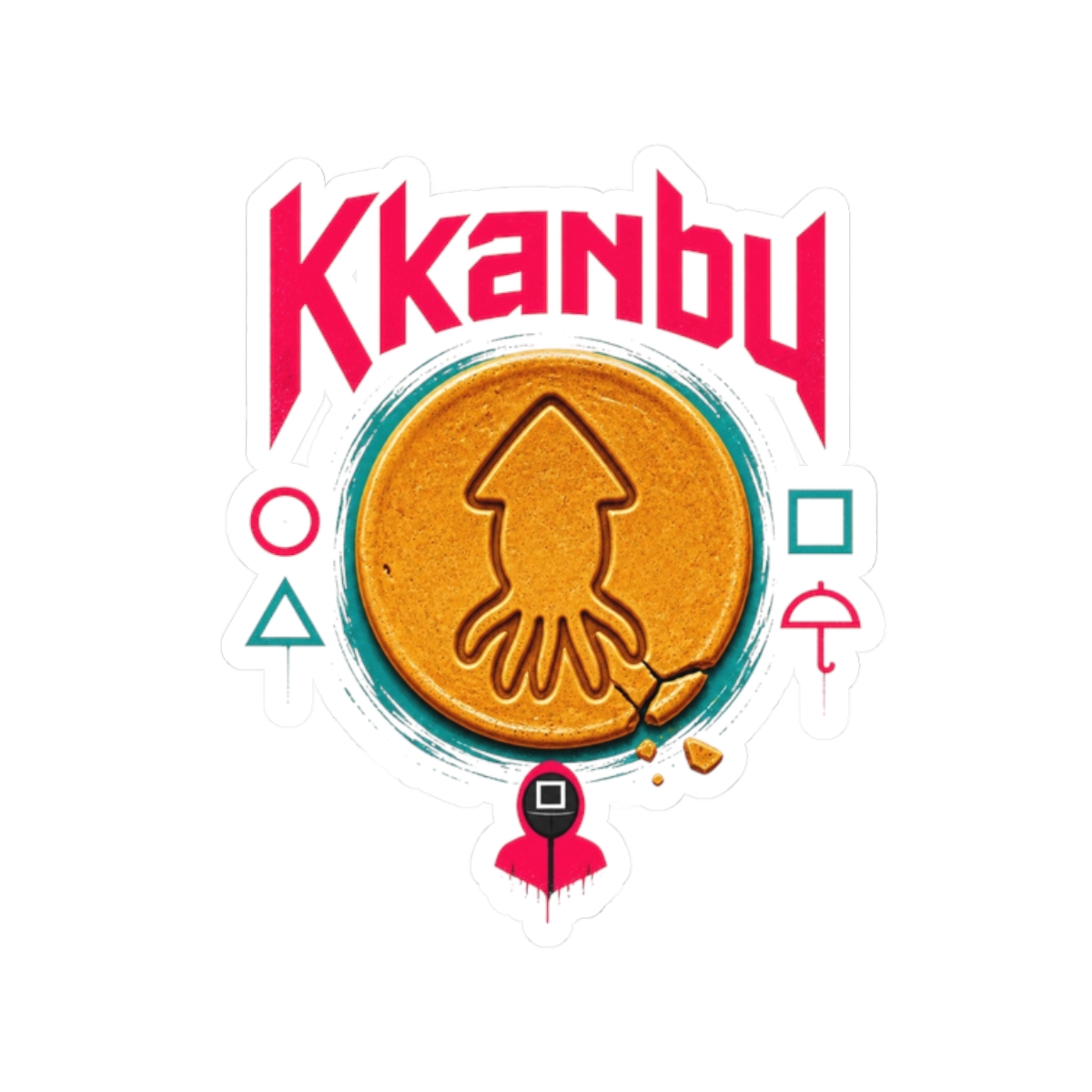 Squid Game "Kkanbu" Sticker - Official Stickers merchandise