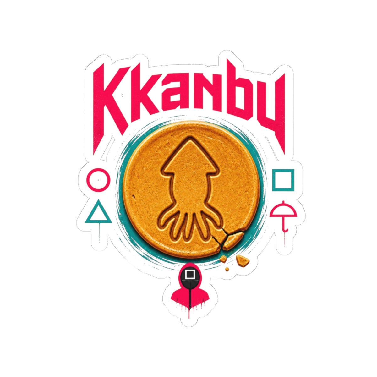 Squid Game "Kkanbu" Sticker - Official Stickers merchandise