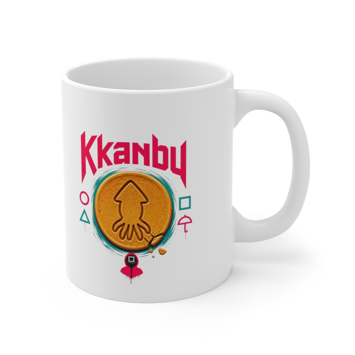 Squid Game "Kkanbu" White Mug