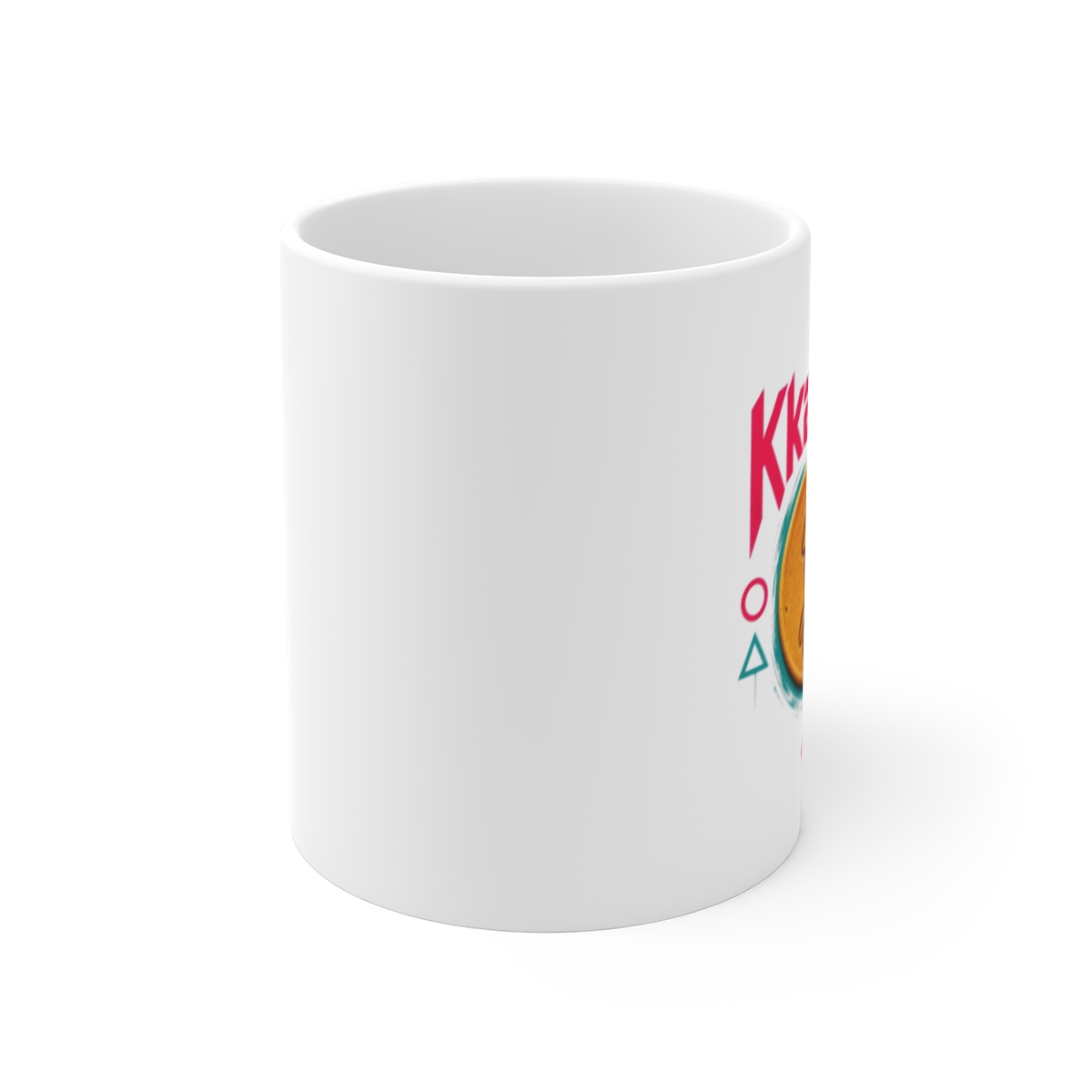 Squid Game "Kkanbu" White Mug - alternate angle 1, merchandise
