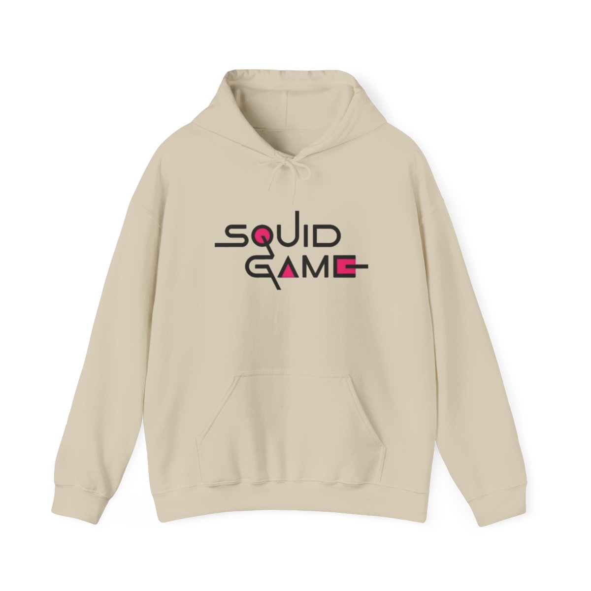 Squid Game Logo Hoodie | Graphic Pullover Sweatshirt | Squid Game Merch - alternate angle 3, merchandise