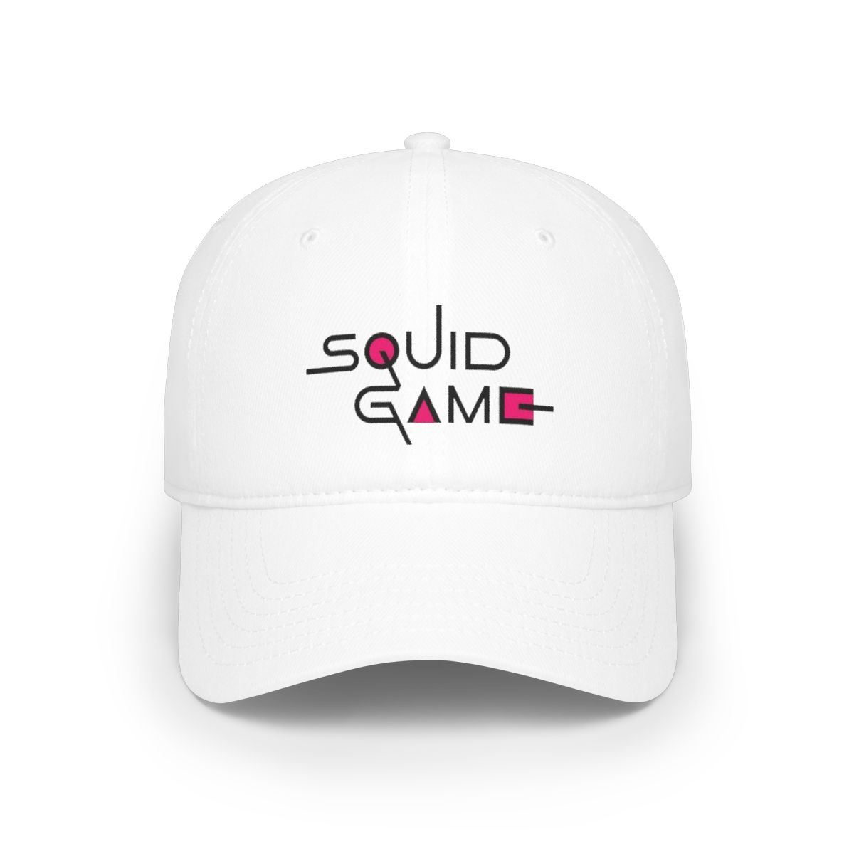 Squid Game Logo Cap | Baseball Cap, Minimal K-Drama Design  | Squid Game Merch - alternate angle 2, merchandise