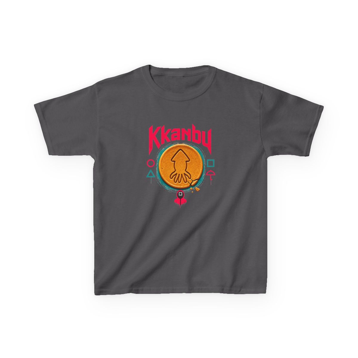 Squid Game "Kkanbu" Unisex Kids Tee - alternate angle 2, merchandise